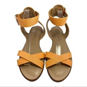 Antonio Melani DuaneWomen's Pastel Orange Ankle Strap Sandals Size 11 M